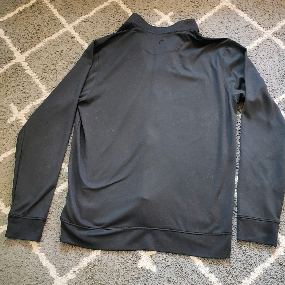 Zyia active 1/4 zip black long sleeve medium - Picture 3 of 4
